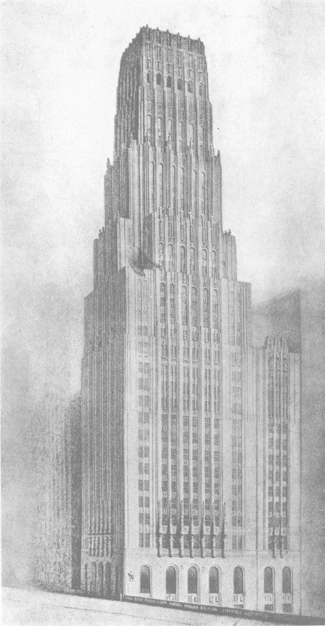 Chicago Tribune Tower, 1922 (sketch)