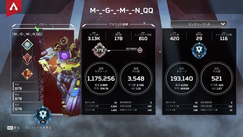 Apex Legends Pc プラチナを抜け出すまでにやったこと Mgm Note