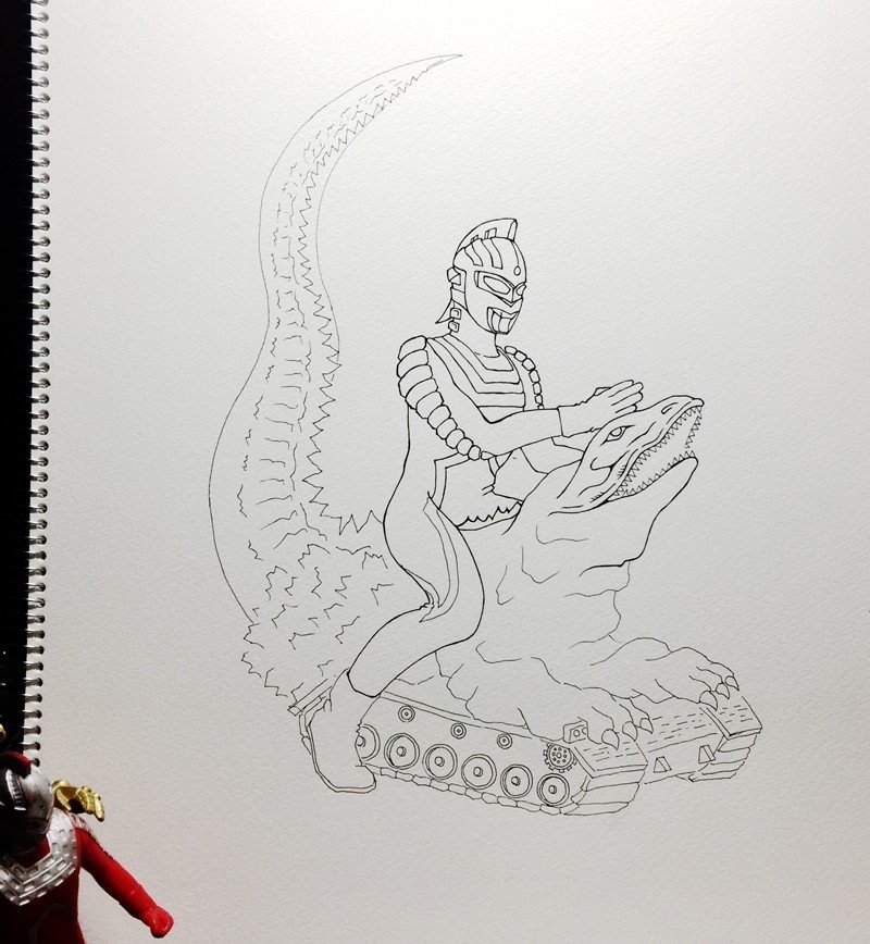 イラストを描いてるだけで幸せです」ウルトラセブンTシャツ発売