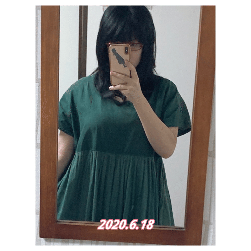 濃いグリーンのワンピース 夢純優希 ゆめずみ ゆうき Note