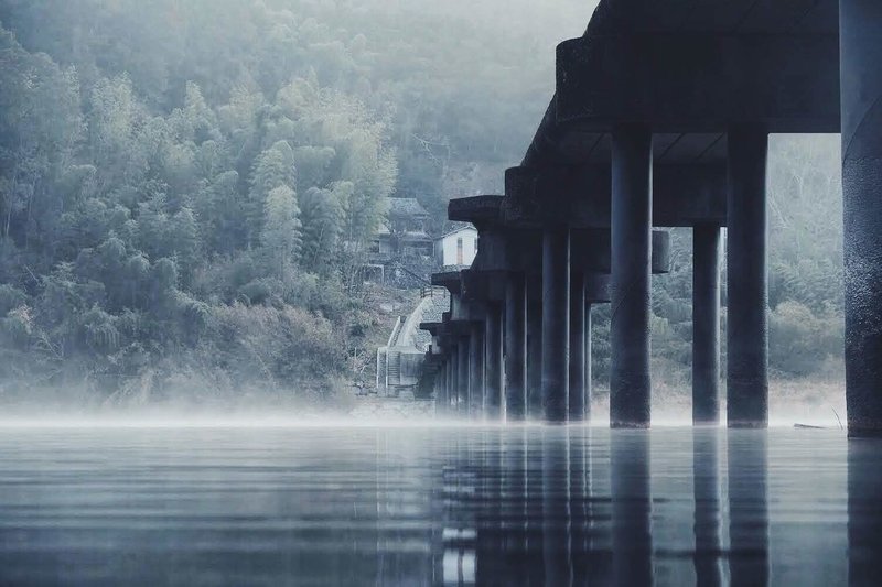 仁淀川の朝霧