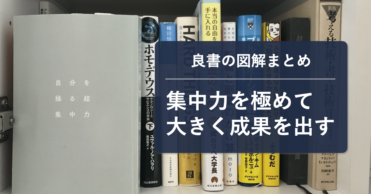 図解『自分を操る超集中力』メンタリストDaigo｜書評と感想｜イツキ