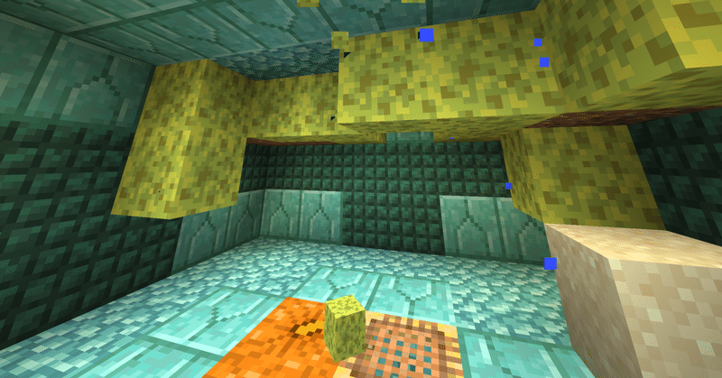 村の整地と海底神殿の水抜き 028 Nanohito Note