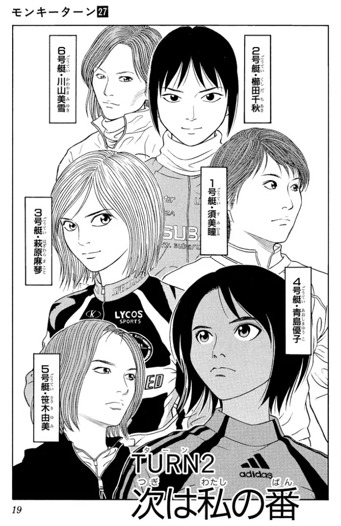 コミックレビュー「モンキーターン(27)」青島SG初出場！｜こも 旧 柏 