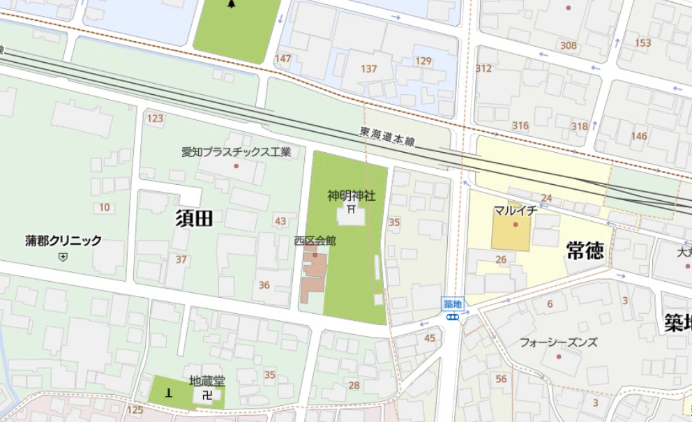 蒲郡市大塚町神明社