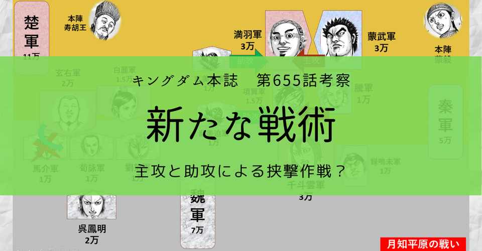 キングダム第655話考察 新たな戦術 Kazuma 投資 中国史誇大妄想 Note