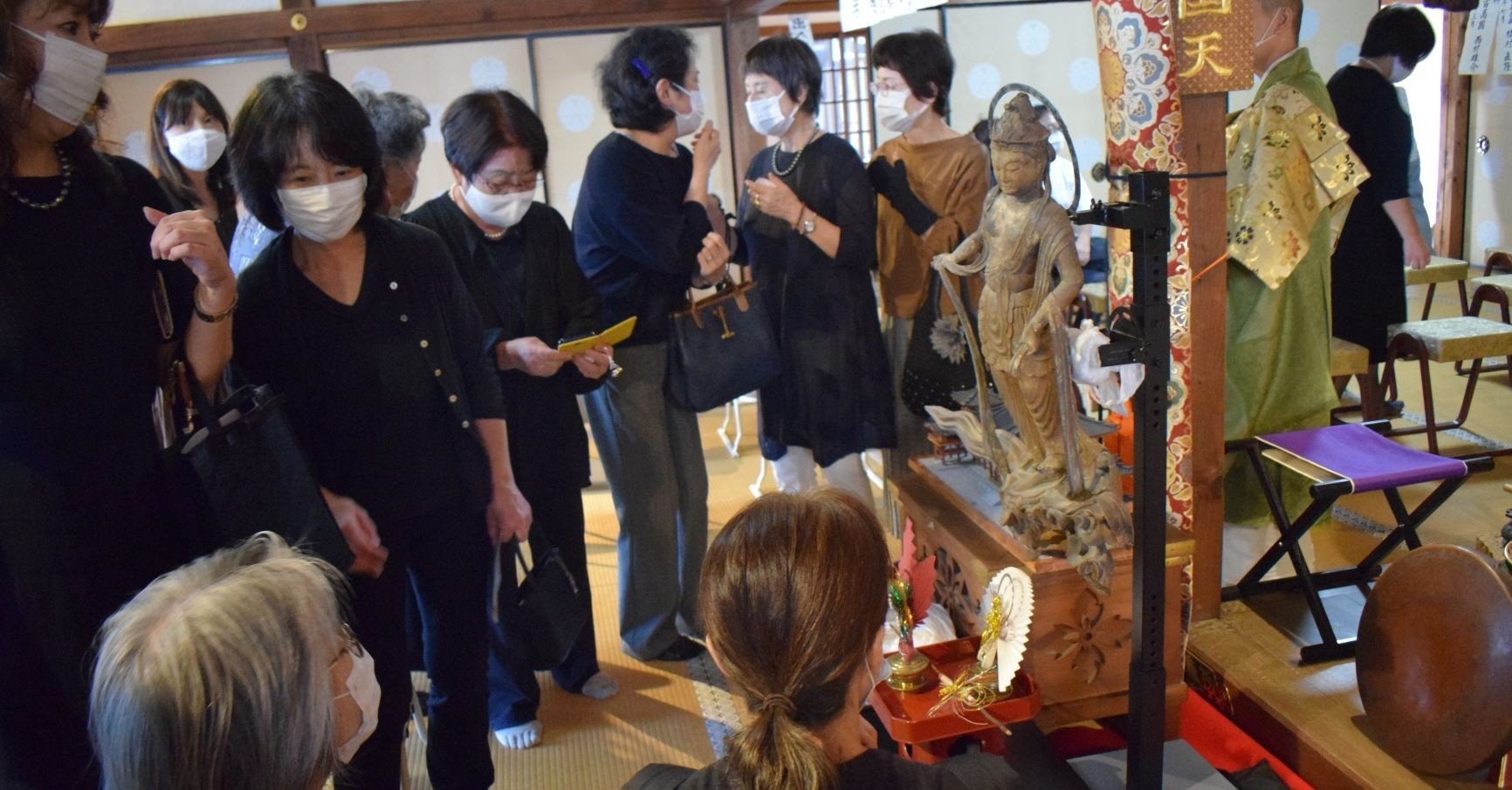 雲中菩薩」レプリカ奉納 平等院、東京藝大の研究で｜文化時報社