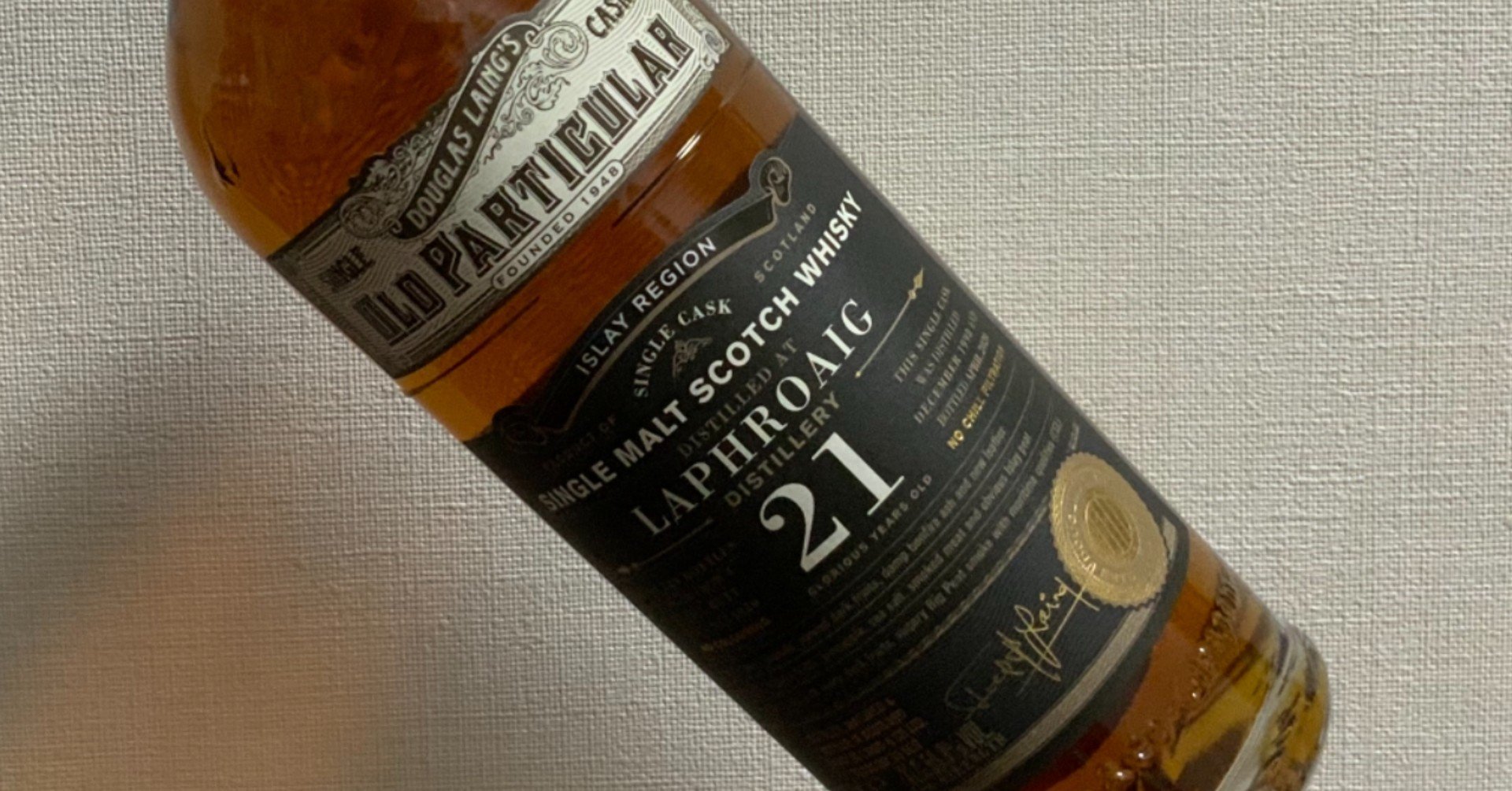 ダグラスレイン オールドパーティキュラー ラフロイグ 1998 21年 ダグラスレイン オールドパーティキュラー ラフロイグ 1998 21年