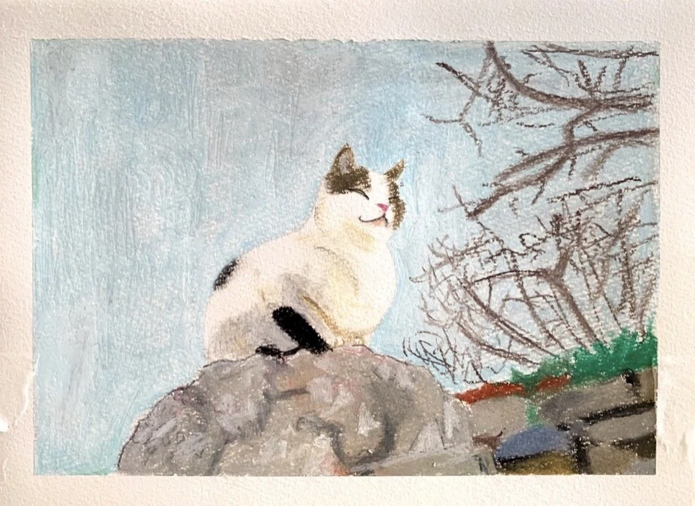 オイルパステルで絵を描き始めてさらに1ヶ月が経った｜こ林