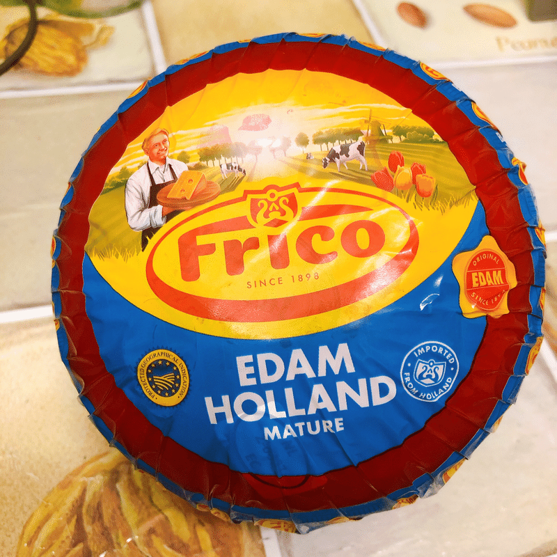 チーズをホールで買ってみた オランダ直輸入 エダムチーズ ちっぴ Note