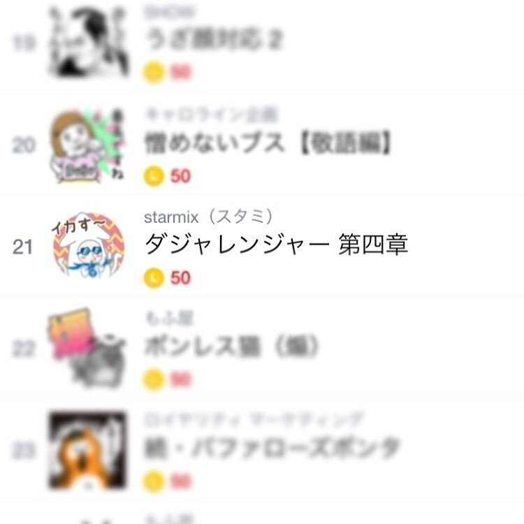 感謝 昨日発売したダジャレンジャー第四章は面白い ネタカテゴリーで21位 総合ランキングでも163位まで行くことができてます ありがたい焼き Http Line Me S Sticker 132 Starmix スタミ Note