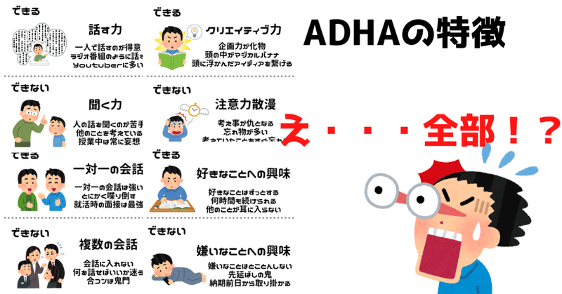 Adhdのできることできないこと全てが当てはまっていた件 おんじ Note