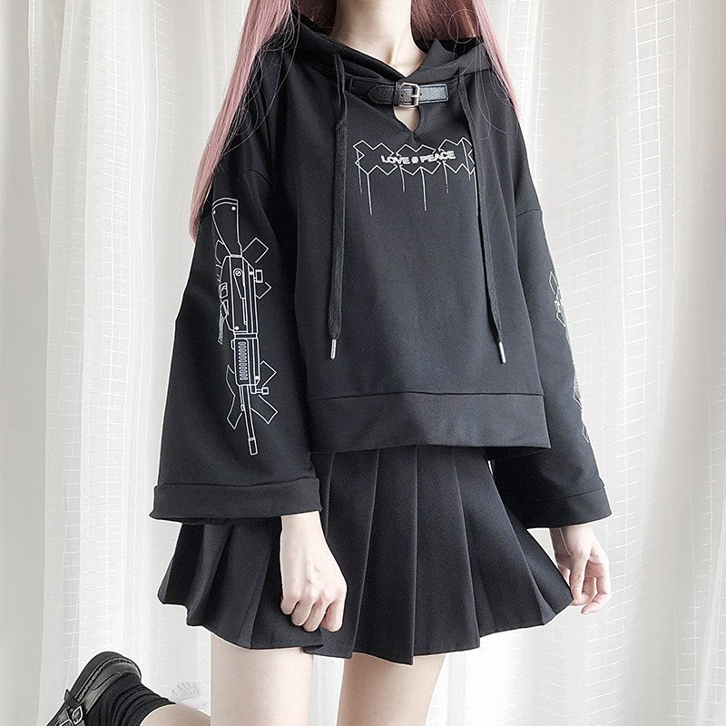 再入荷 病みかわいい パーカー Love Peace バルーンスリーブ 天使と悪魔サブカル系ファッションseasonz Note 再入荷 病みかわいい パーカー Love Peace バルーンスリーブ 天使と悪魔サブカル系ファッションseasonz Note