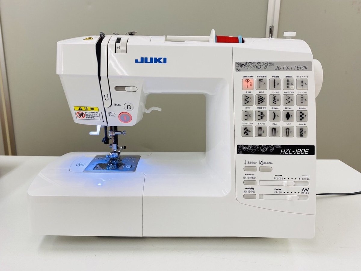 ☆安心の保証付き☆ ジューキ HZL-FQ45 整備済み ミシン本体（中古・美  