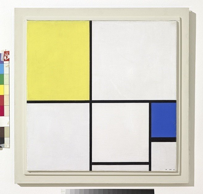 Composition with Yellow and Blue, 1932_credit_Robert Bayer. ｸ2020MondrianHoltzman Trustのコピー