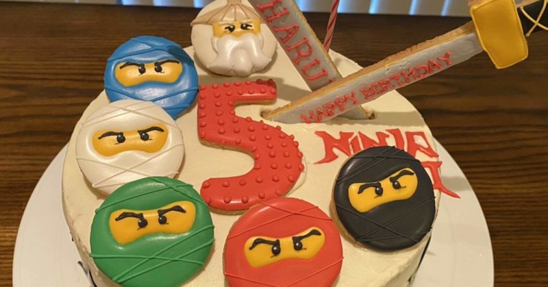 ニンジャゴーのバースディケーキ ノリノリ Note