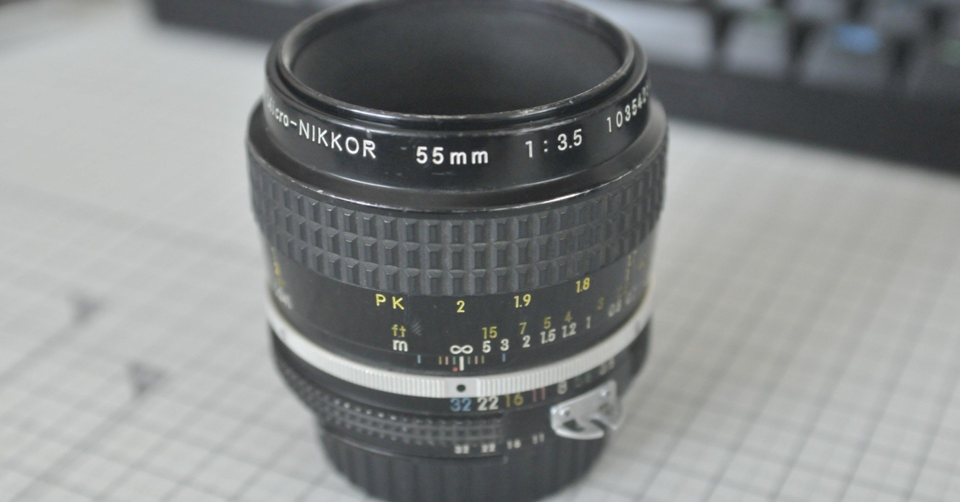 Nikon Micronikkor 55mmf2.8マクロレンズ　程度不良