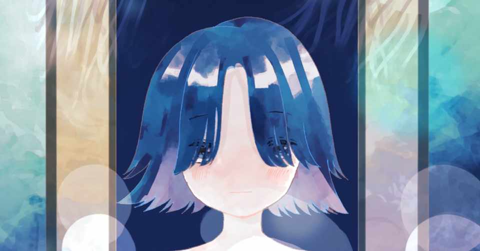 創作イラスト 水族館に飾られた少女 メイキング いお アイコン依頼 受付中400円 フォロバ100 Note