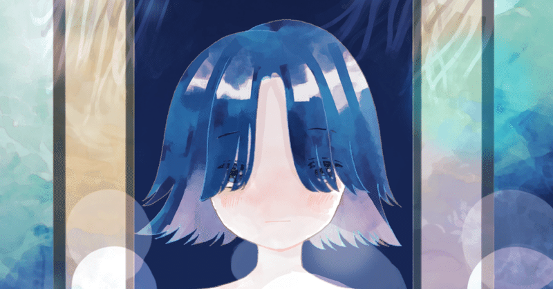 創作イラスト 水族館に飾られた少女 メイキング いお お絵描き Note