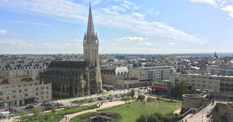 日間で都市を巡る フランス一周4000kmのグルメ旅 5日目 Caen モト Note