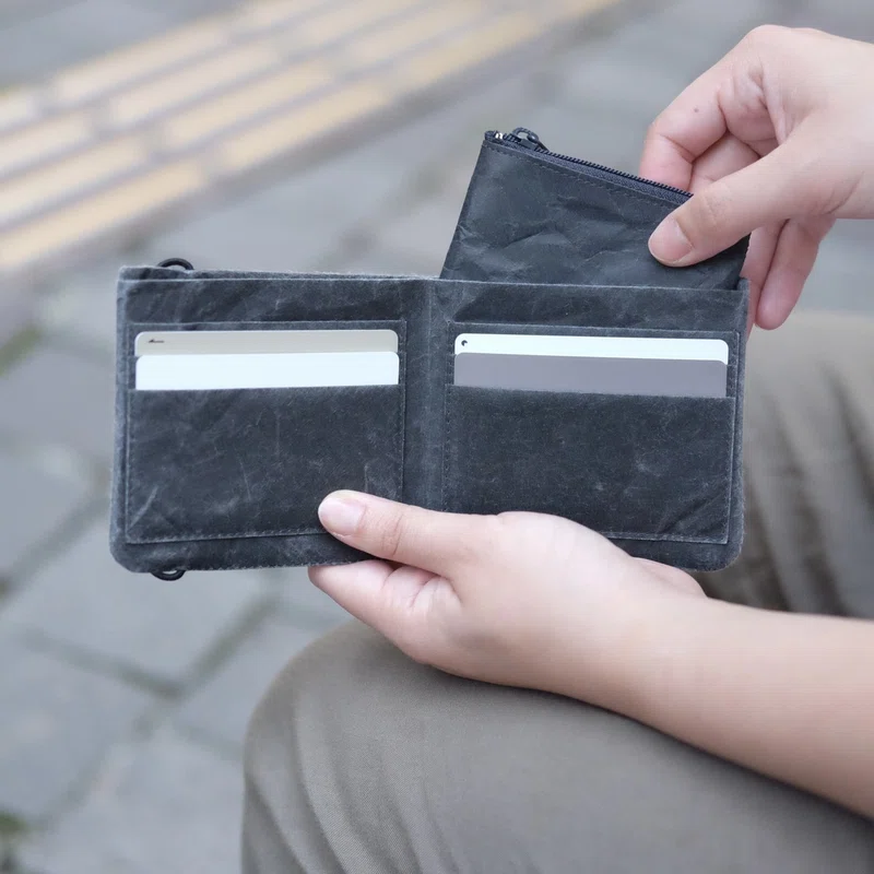 二つ折り財布とペンケースの組み合わせ Siwa 紙和 Note