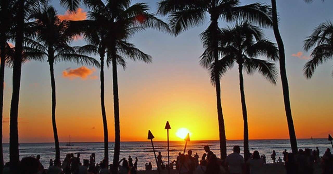 80 Sハワイ オアフバーとグリーンフラッシュ Omuomu Note