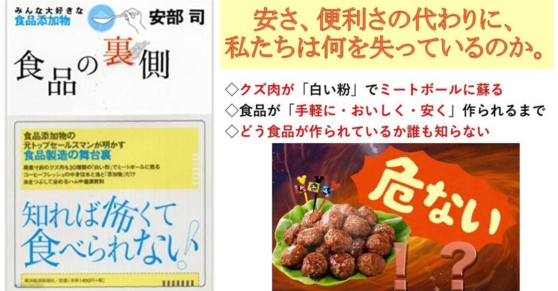 #019【食事】食品の裏側～消費者には見えない食品の「舞台裏」～