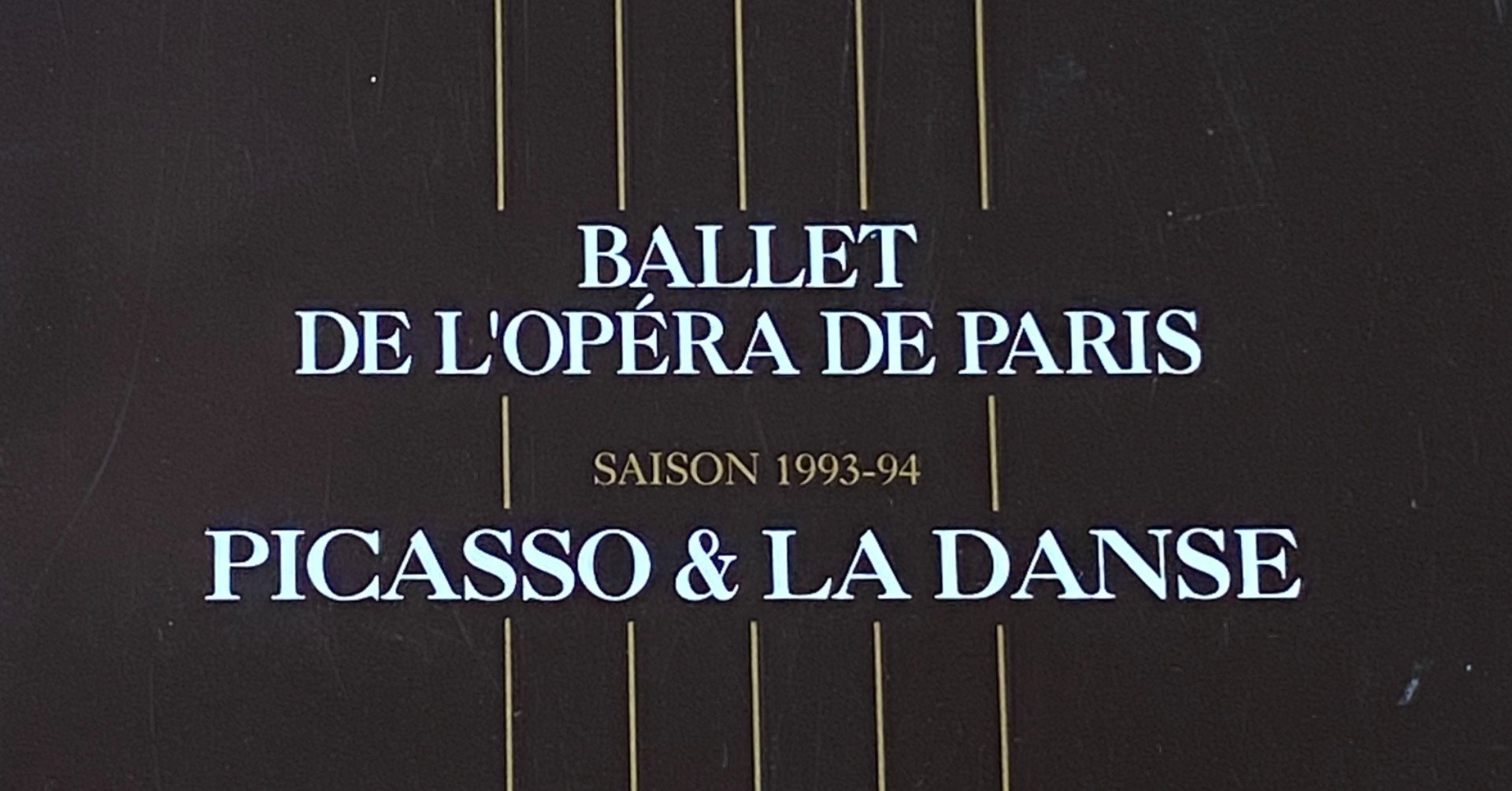 パリ・オペラ座の日々1993~1994：11月26日 パリ・オペラ座「ピカソとダンス」①｜石膏像ドットコム（脇本）