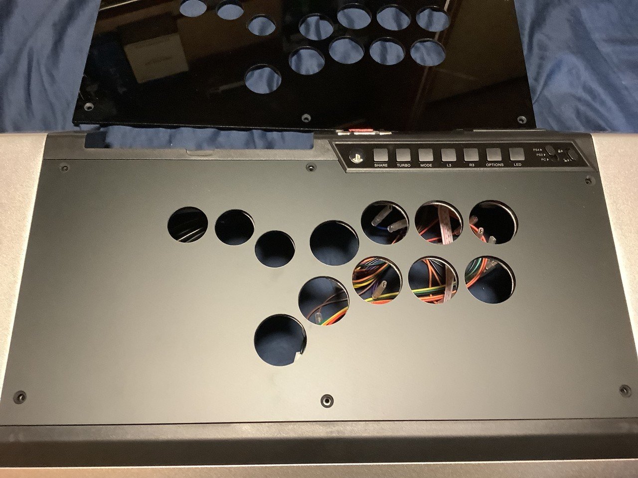 qanba obsidian】新しい色のHITBOX天板|晴レ男 qanba obsidian】新しい色のHITBOX天板|晴レ男