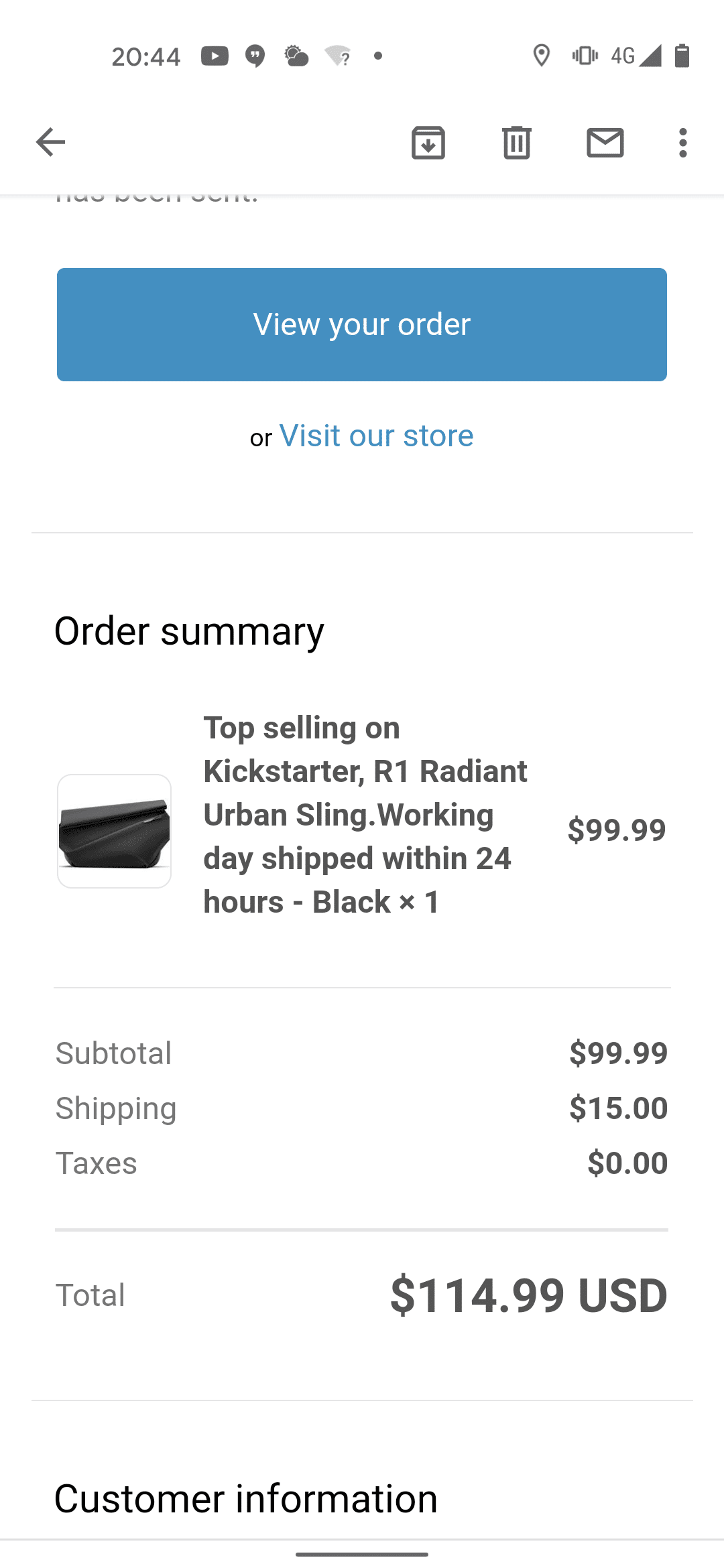 NIID Radiant Urban Sling購入｜horiken