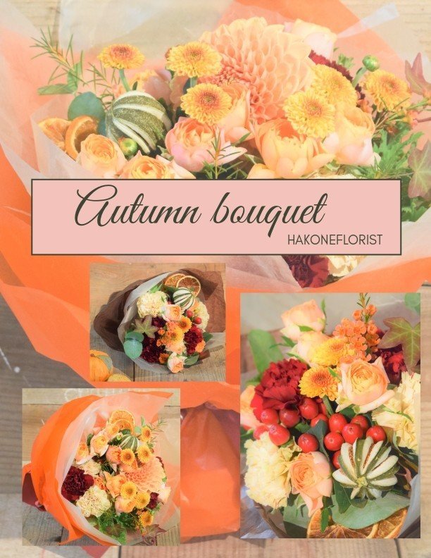 Autumu garden.＊°.秋色インテリア プリザーブドフラワー 花の香りに秋