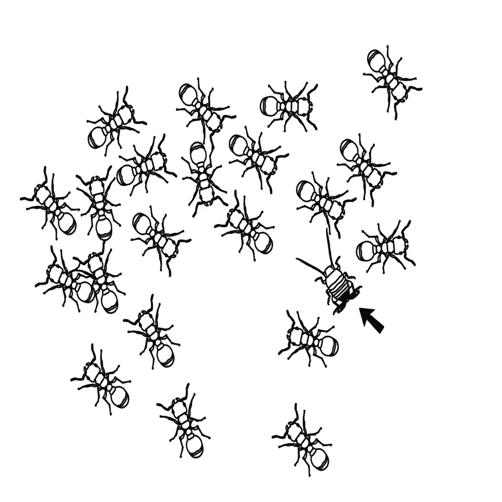 アリの巣に居候するアリヅカコオロギの話｜浜松科学館 みらいーら