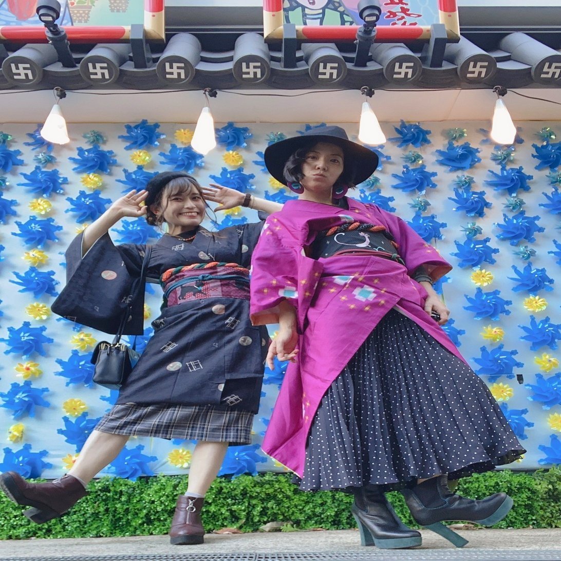 ミックスハロウィン着物で浅草女子デート コーデ解説付き Doraneco Note