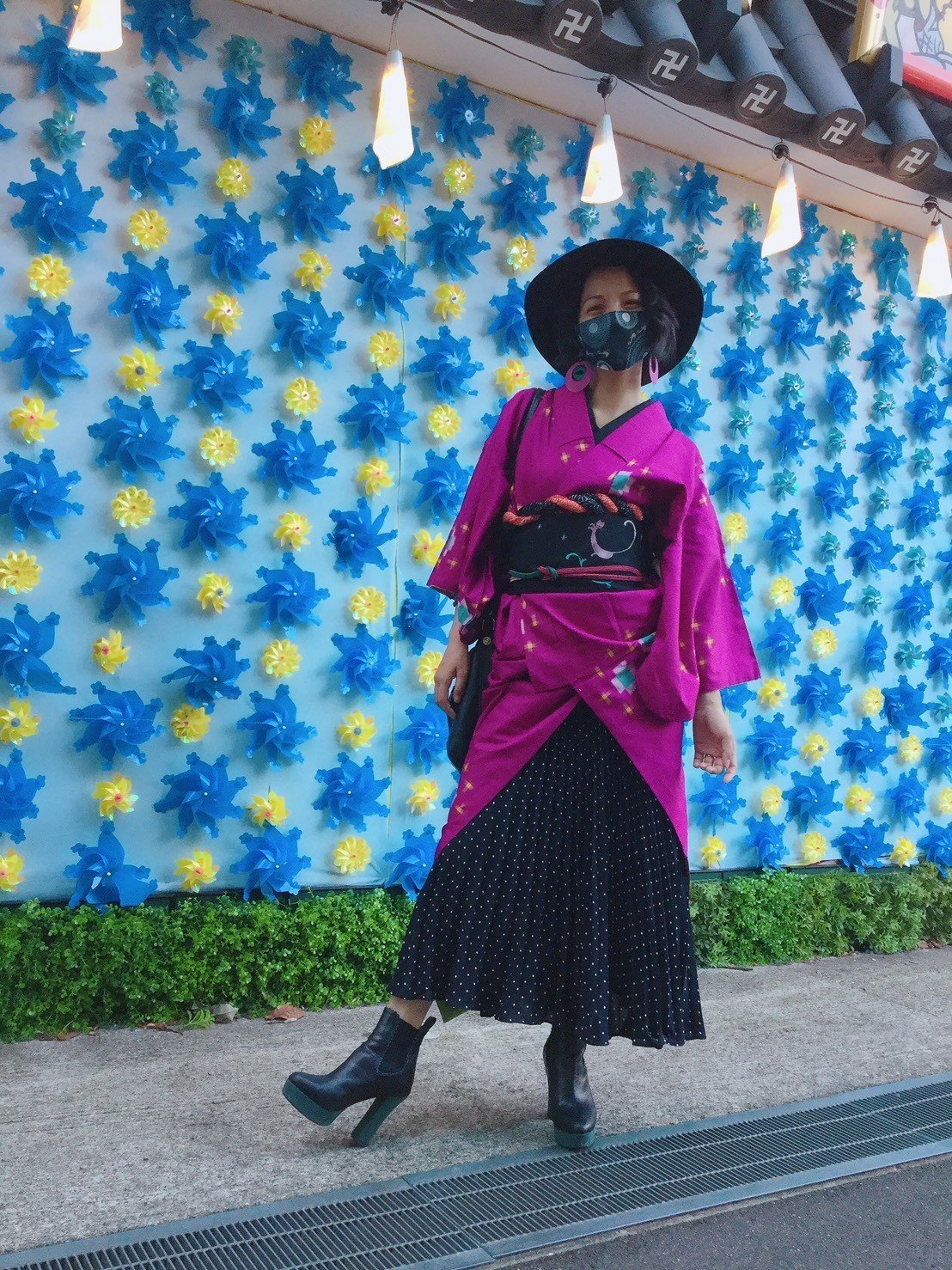 ミックスハロウィン着物で浅草女子デート コーデ解説付き Doraneco Note ミックスハロウィン着物で浅草女子デート コーデ解説付き Doraneco Note