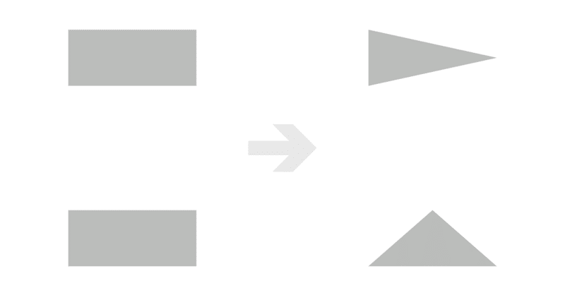選択オブジェクトを上下左右の三角形に変えちゃう #スクリプト #Illustrator #はやさはちから