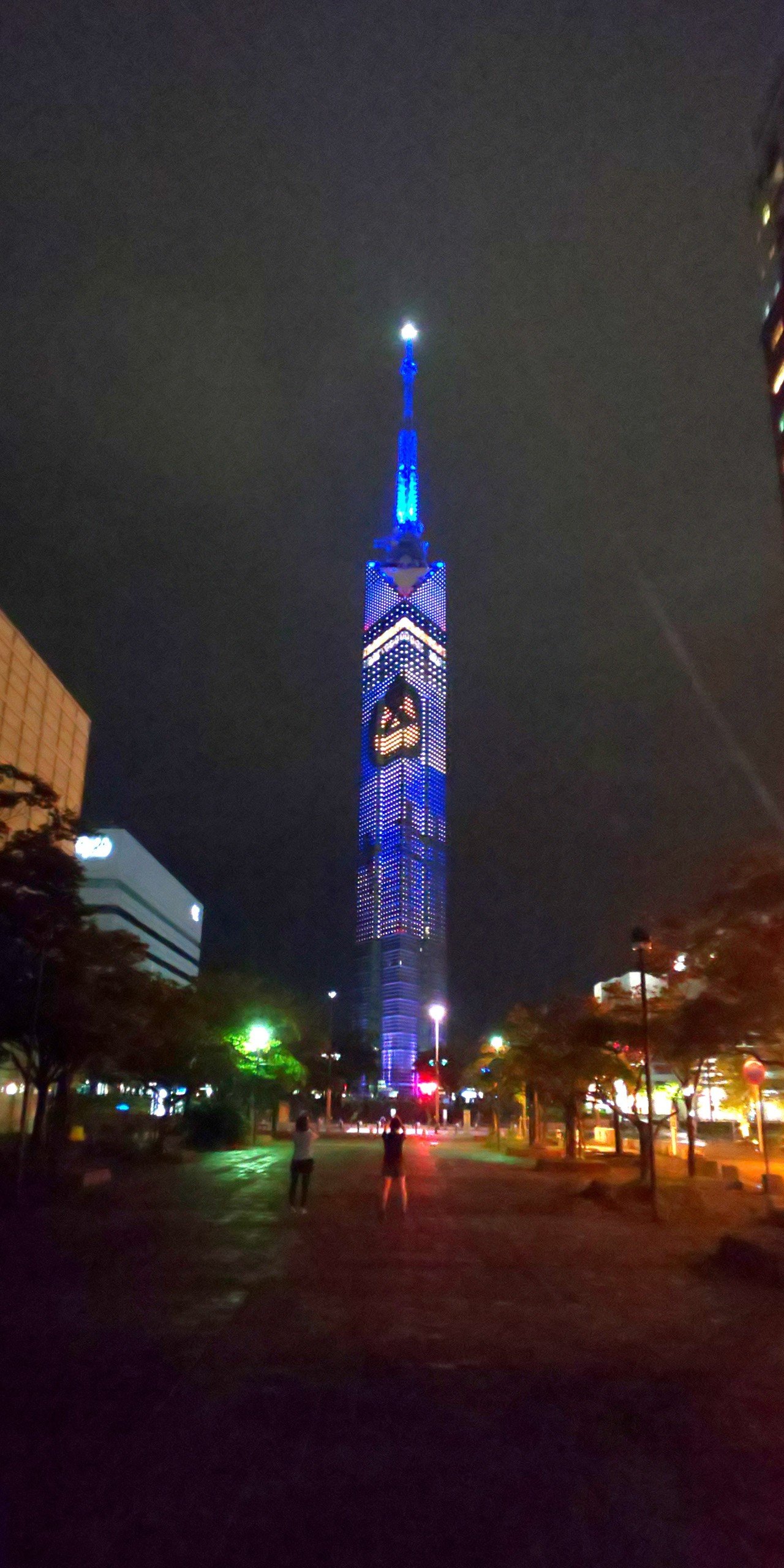 福岡タワー ハロウィンイルミネーション 茂兄 Riderz5150 Note