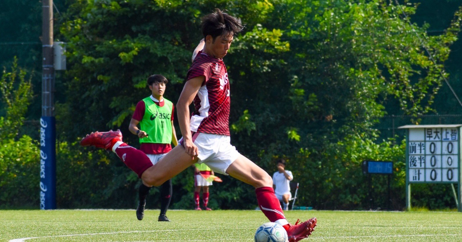 【美品】　早稲田大学　ア式蹴球部　 ジャージ アシックスL 大学サッカー 美品】早稲田大学ア式蹴球部 ジャージ アシックスL 大学サッカー