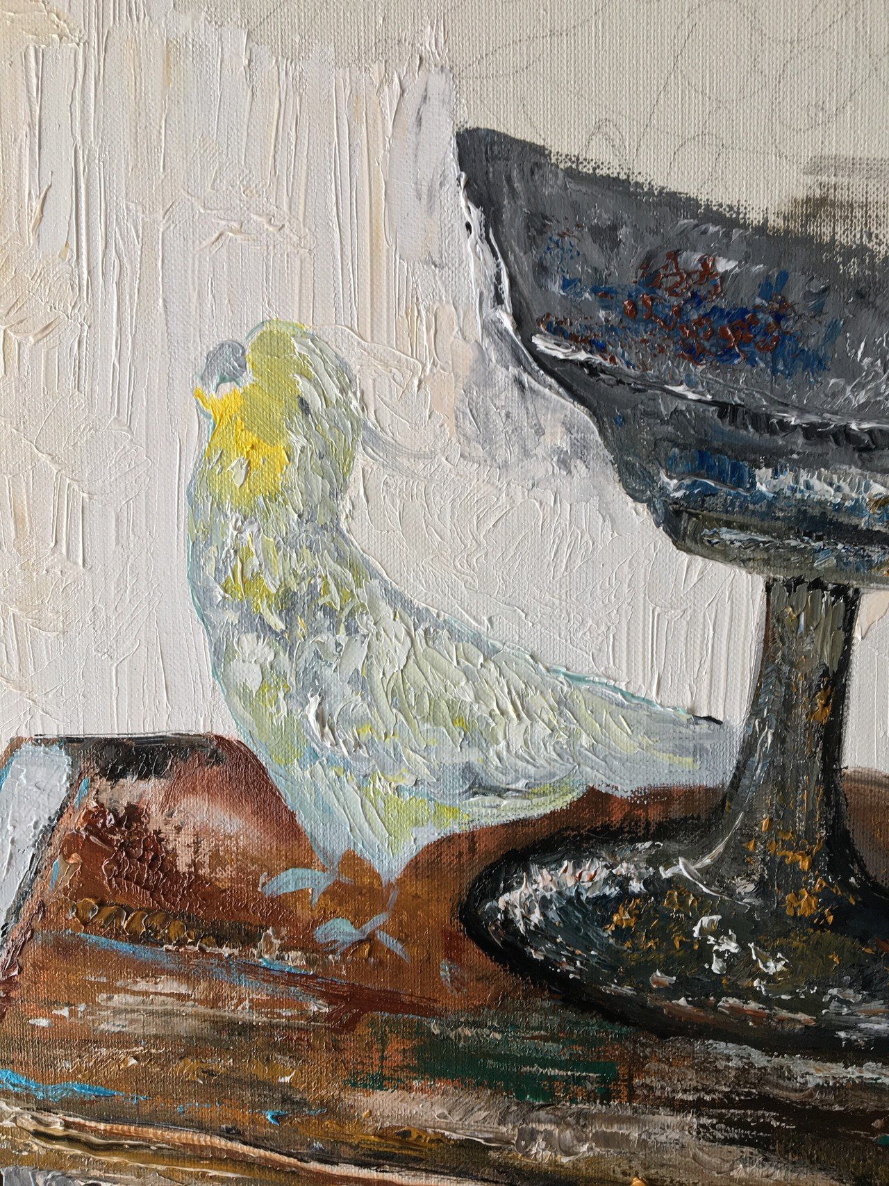 油絵「ブルーベルと小鳥」ができるまで|芸術 絵画|雨星立夏 Rikka 油絵「ブルーベルと小鳥」ができるまで|芸術 絵画|雨星立夏 Rikka