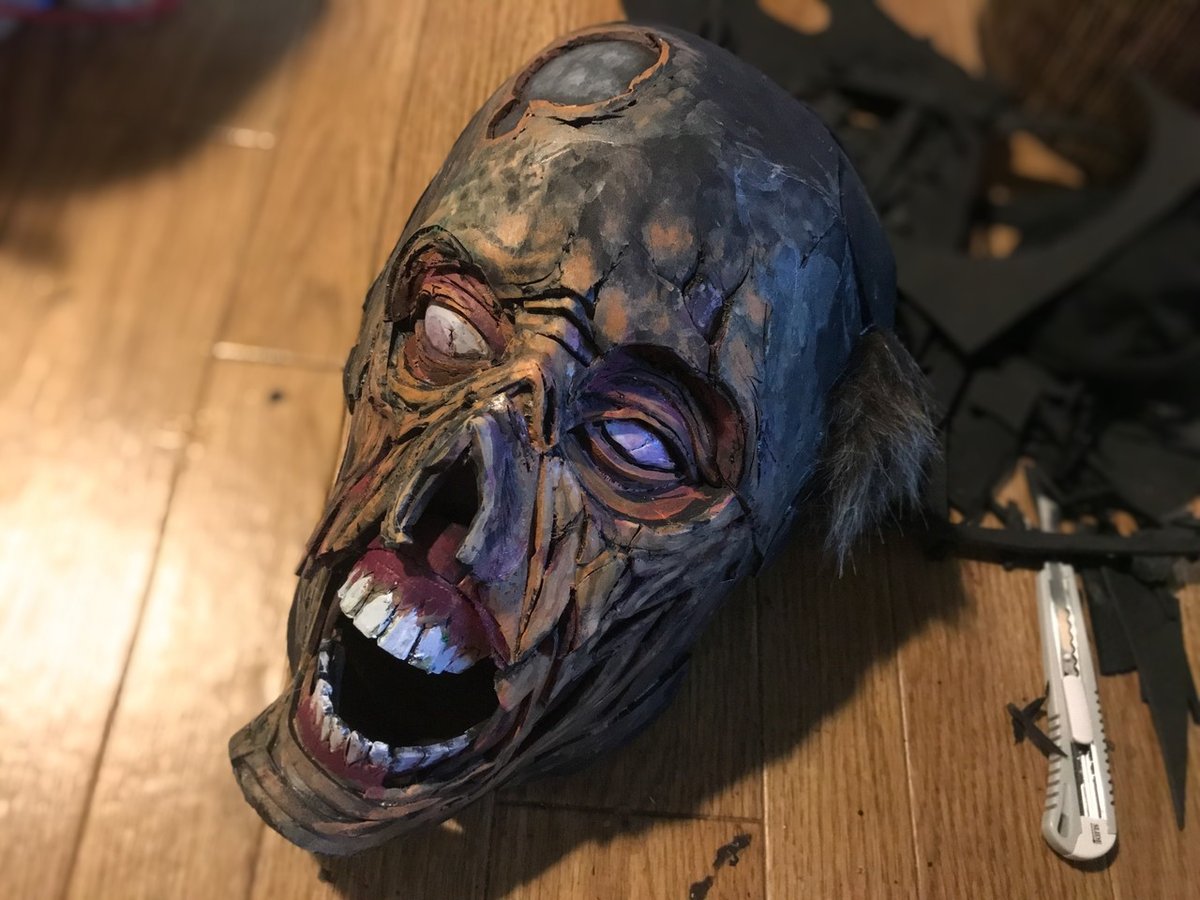 怖いマスクを作る方法リベンジ｜麻草 郁
