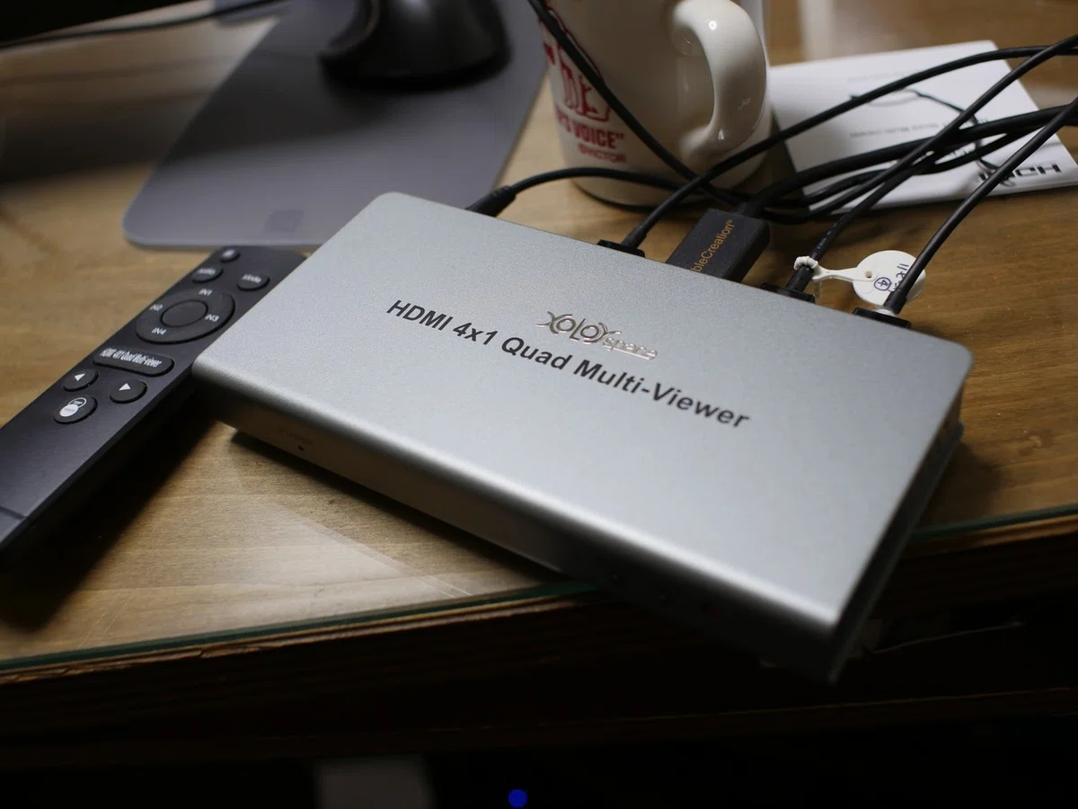 HDMIを4つ入力して一つの画面に表示するマルチビューワーを買ってみた 