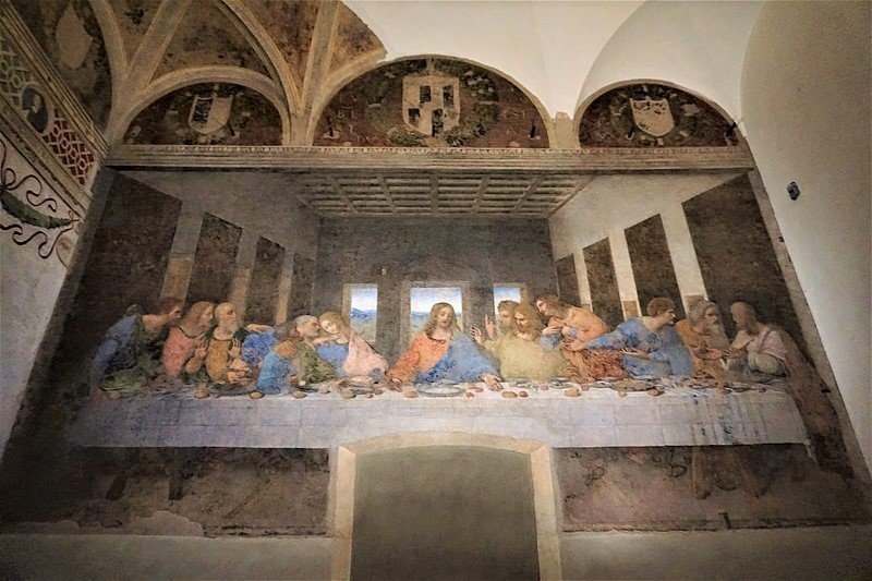 最後の晩餐　レオナルド ダ ヴィンチ 全景　The_Last_Supper__by_Leonardo_da_Vinci_-by_Joy_of_Museums (2)