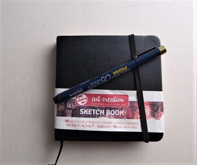 絵を描く手帳というのを買ってみた 水彩スケッチ帖 Note