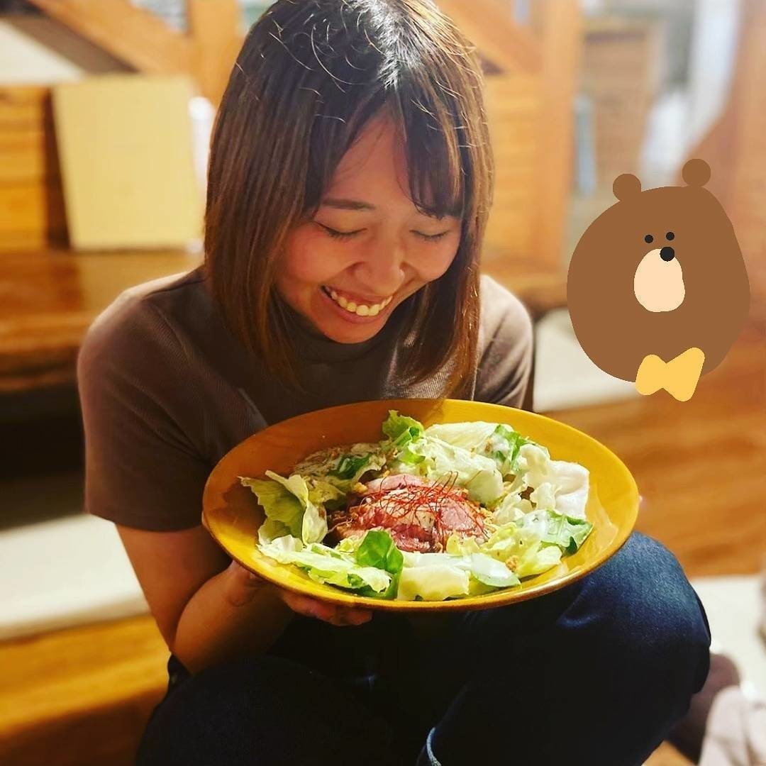 ローストビーフ丼 黒酢たまねぎソース Cafe Mamenoki 山形を元気にするカフェ 自然食レストラン Note ローストビーフ丼 黒酢たまねぎソース Cafe Mamenoki 山形を元気にするカフェ 自然食レストラン Note