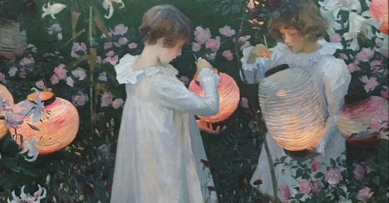 絵画とファッション「カーネーション、リリー、リリー、ローズ」白い