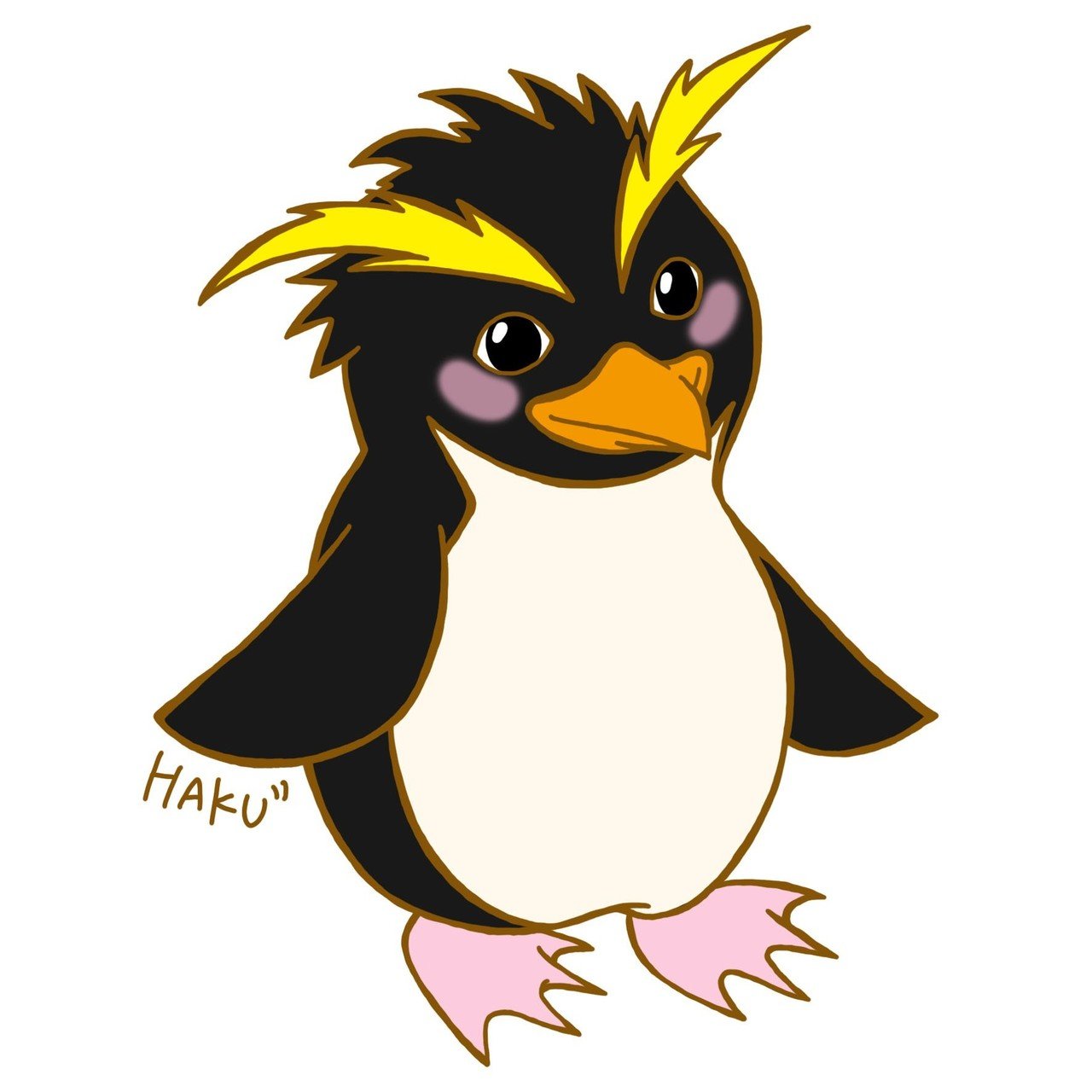 イケメンと呼ばれるペンギン｜ハク先生