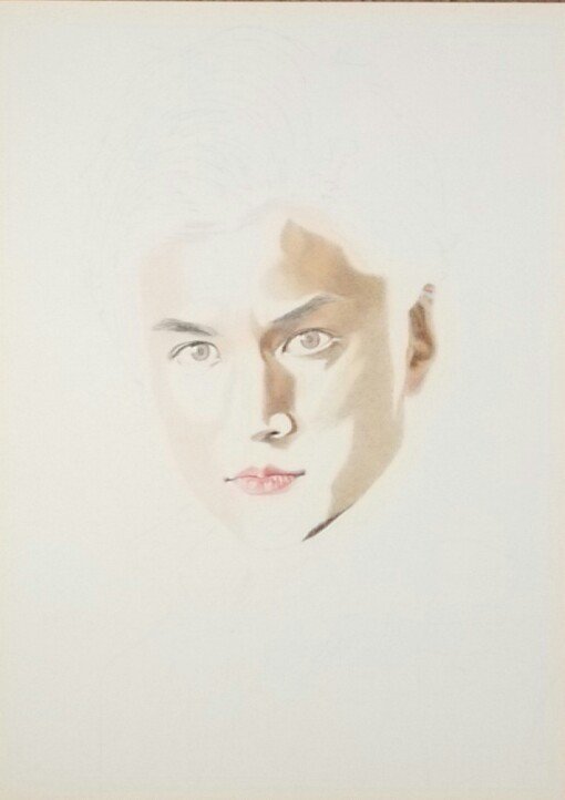 色鉛筆で描く人物画 依頼絵｜伊藤和哉 (元 ひよっこ色鉛筆画家)