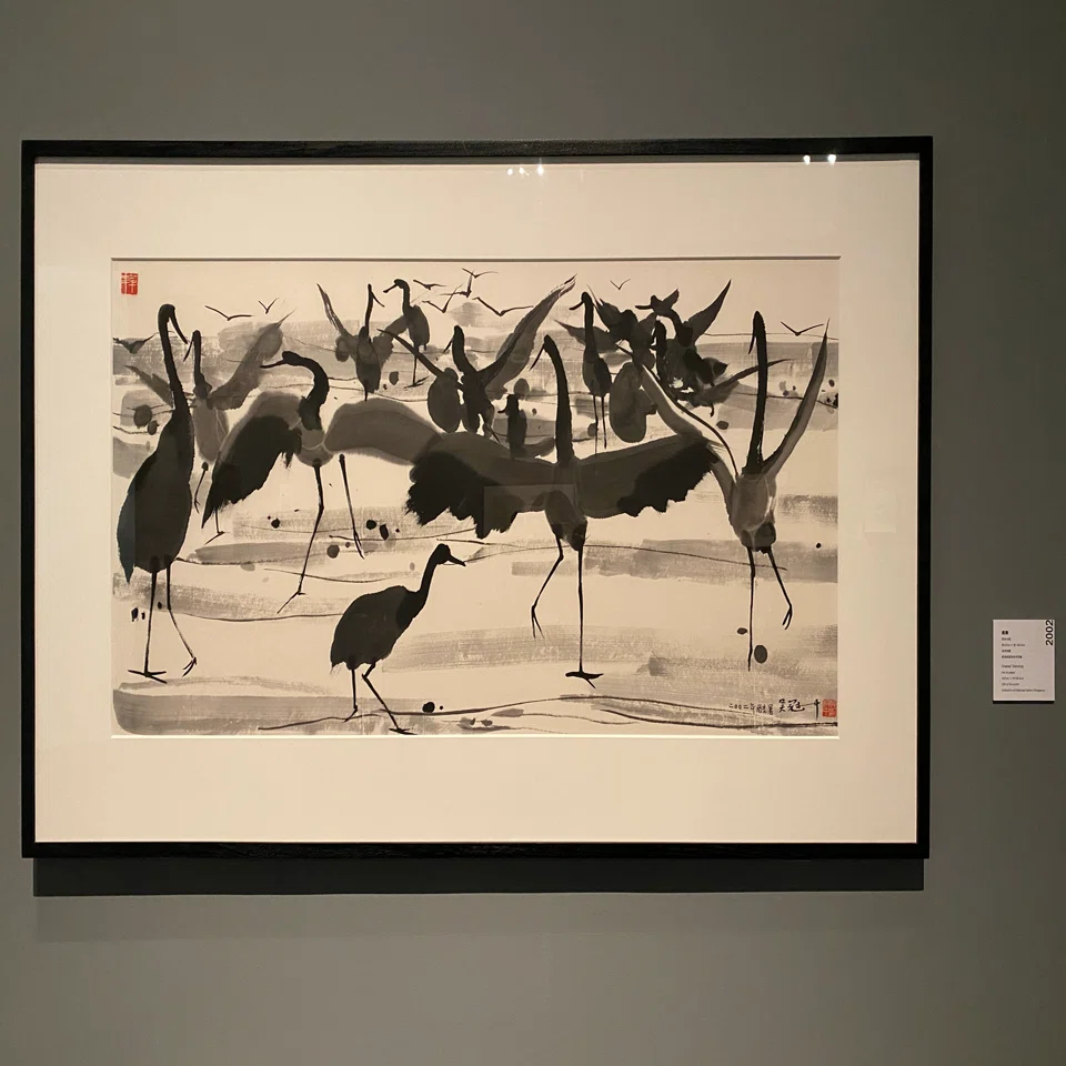 中国古画 珍品旧蔵 肉筆 呉冠中抽象 スケッチ【パリの星 ロマンチックな都 】 美術展レポ】中国絵画の画家「呉冠中」さんの誕生100周年記念展で感動