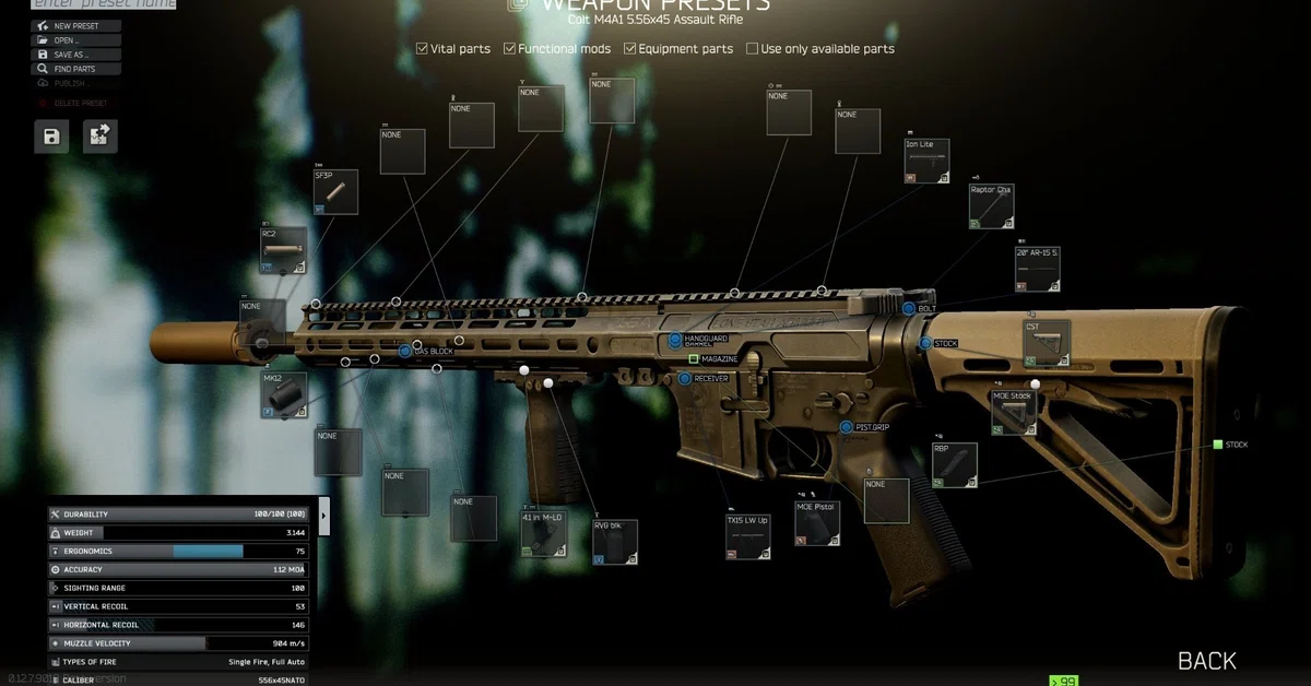EFT】初心者におすすめ！ コスパ最強M4A1カスタム 【タルコフ】｜Rai