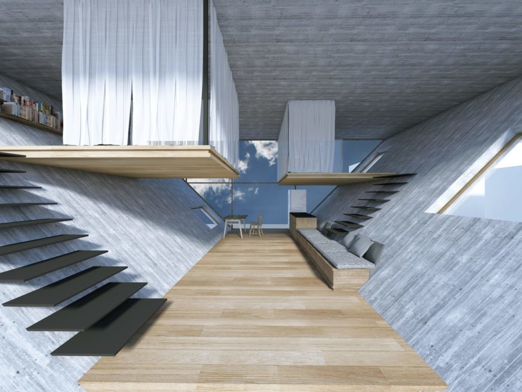 建築模型作品「プロジェクトX」 建築模型 - Suche / X