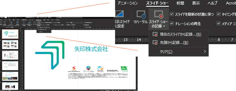 アプリ使わない 映像機器やソフトも使わない Powerpoint Tips 矢印株式会社 Ictセカンドオピニオン Note